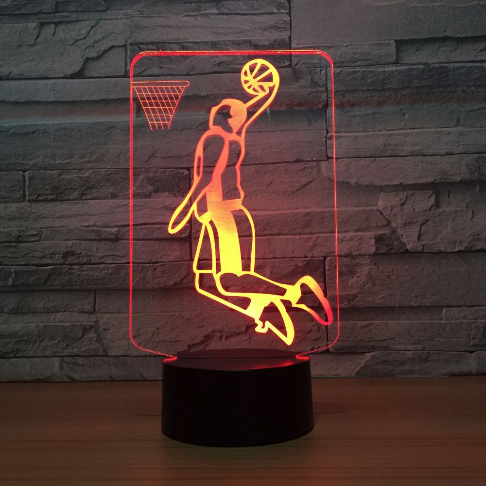 Basketball 3D LED Night Light — product view 5