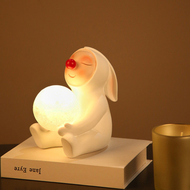 Moon-Shaped Decorative Night Light — product view 1