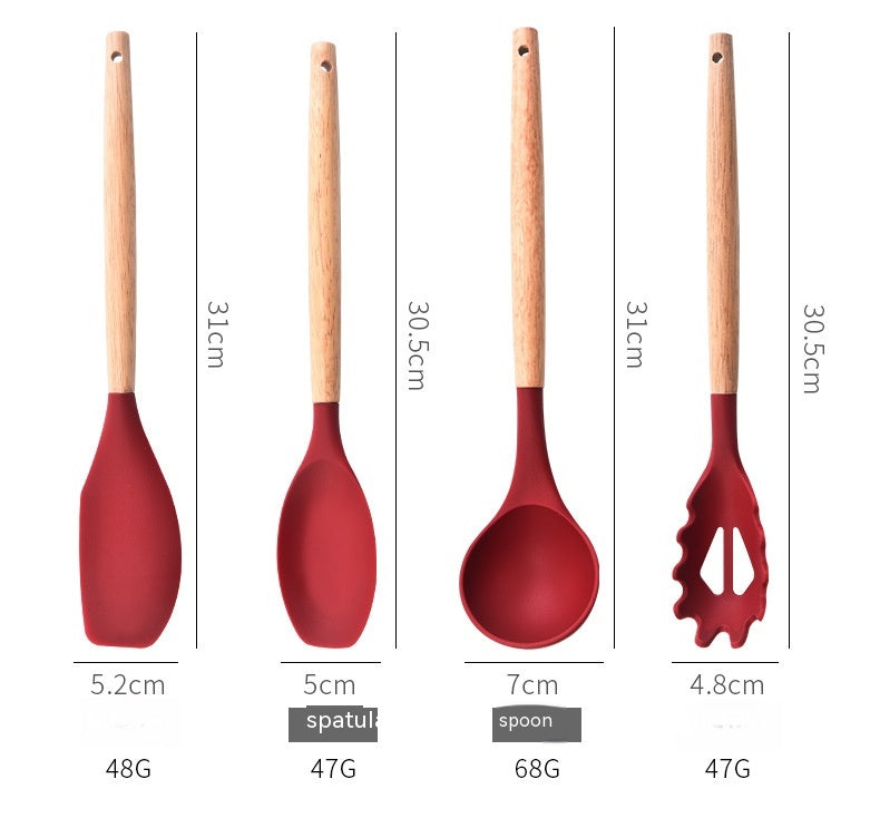 12-Piece Silicone Kitchen Utensil Set — product view 5
