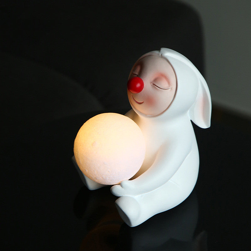 Moon-Shaped Decorative Night Light — product view 3