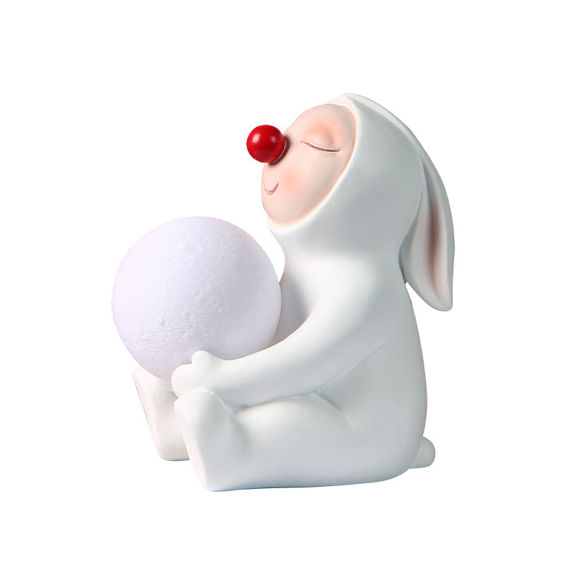 Moon-Shaped Decorative Night Light — product view 4