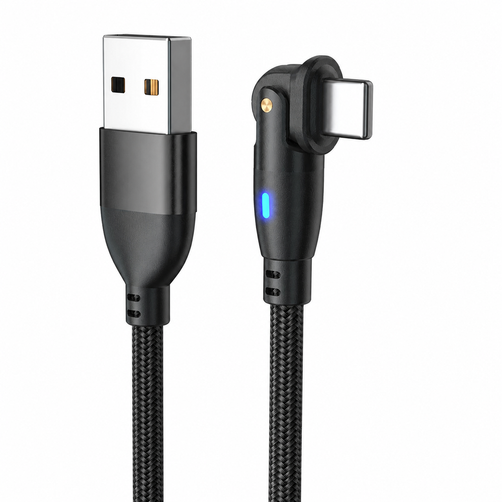 180° USB-C Fast-Charging Cable